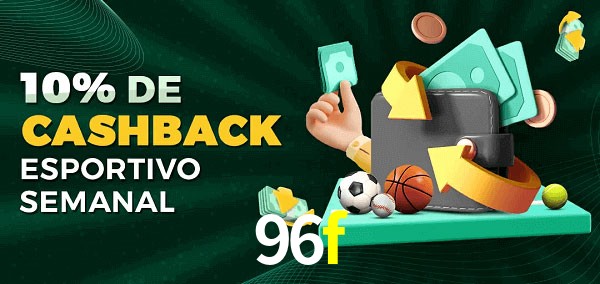 10% de bônus de cashback na 96f